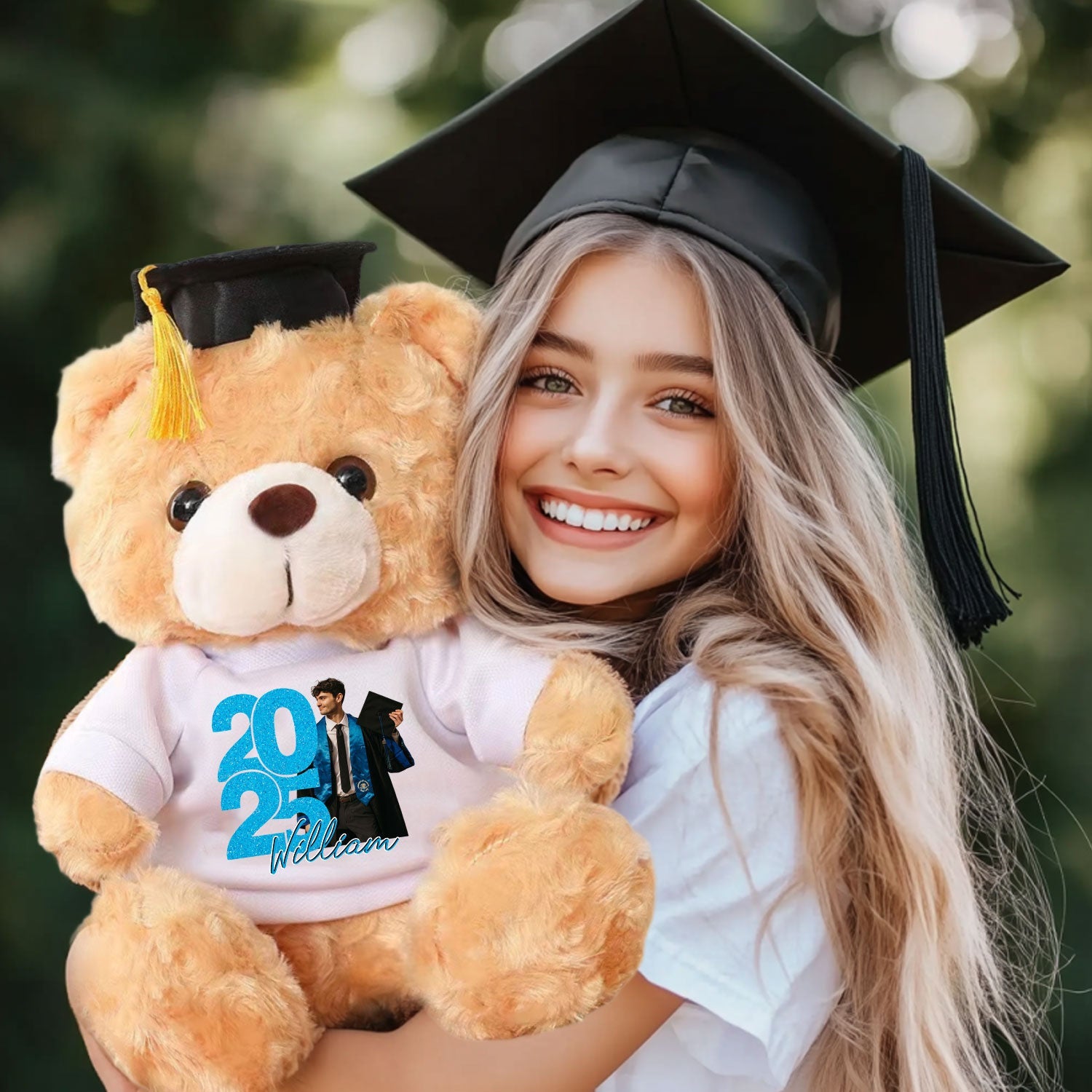 2025 Graduate, Gift For Graduation, Personalized Graduate Teddy Bear Shirt