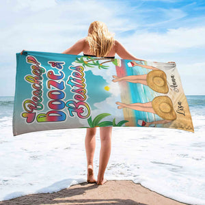 Make Waves with Personalized Custom Beach Towels - Your Beach Adventure! Stand Out in the Sand and Make a Splash with Custom-Crafted Beach Towels!