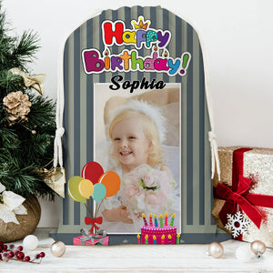 Happy Birthday Basic Bag Personalized Christmas String Bag