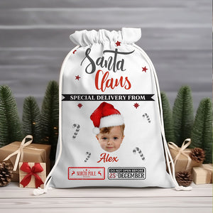 Santa Claus Christmas Bag Personalized Christmas String Bag