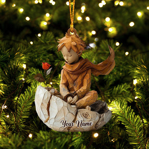 Little Prince Home Decor Christmas Ornament, Personalized Ornament