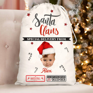 Santa Claus Christmas Bag Personalized Christmas String Bag