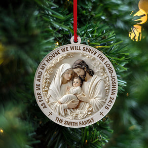 Mary Jesus Christmas Ornament, Personalized Ornament