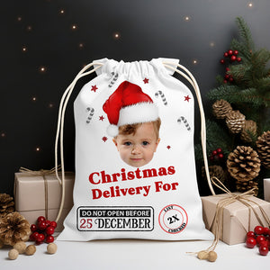 Christmas Delivery For Kid Bag Personalized Christmas String Bag