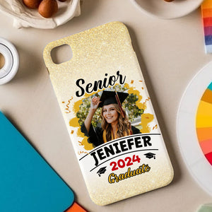 Senior Custom Name And Year Graduation Phone Case - Personalized Phone Case, Gift For Graduation