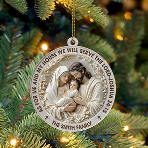 Mary Jesus Christmas Ornament, Personalized Ornament