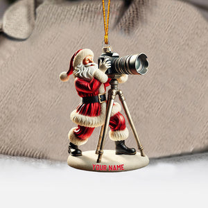 Photographer Christmas Home Decor Christmas Ornament, Personalized Ornament