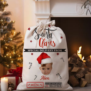 Santa Claus Christmas Bag Personalized Christmas String Bag