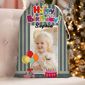 Happy Birthday Basic Bag Personalized Christmas String Bag