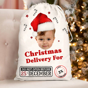 Christmas Delivery For Kid Bag Personalized Christmas String Bag