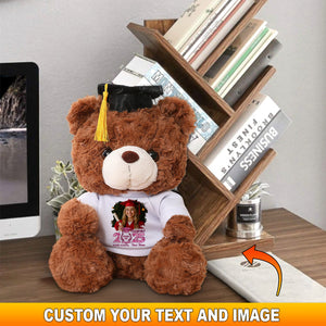 Congrats 2025 Graduate, Gift For Graduation, Personalized Graduate Teddy Bear Shirt