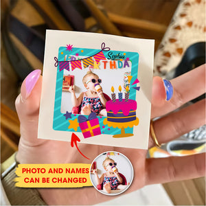 Party Tattoo Birthday, Custom Photo And Texts Temporary Tattoo, Personalized Tattoo, Fake Tattoo