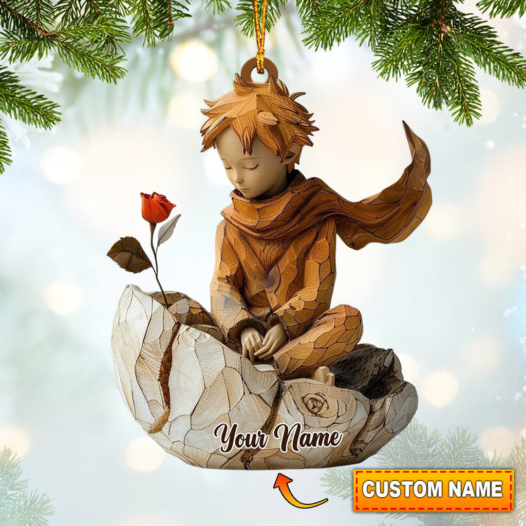 Little Prince Home Decor Christmas Ornament, Personalized Ornament