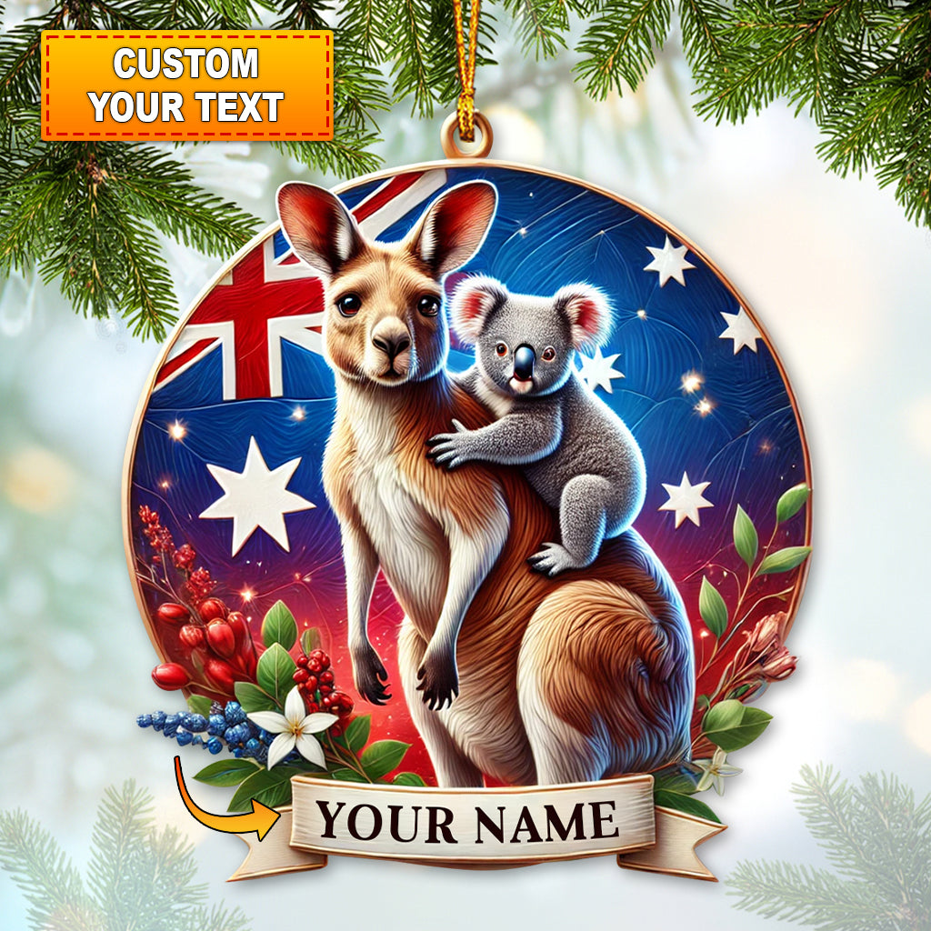 Custom Name Australia Ornament