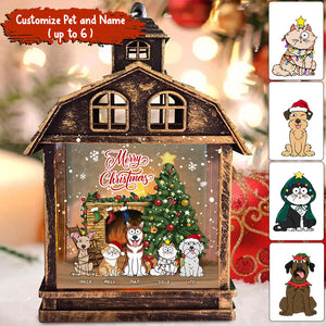 Personalized House Lantern - Christmas Gift For Pet Lover - Merry Christmas Pet Parrents