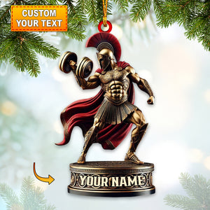 Roman Soldier Christmas Home Decor Christmas Ornament, Personalized Ornament