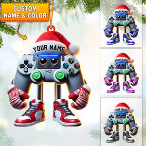 Game Lover Decor Christmas Ornament, Personalized Ornament