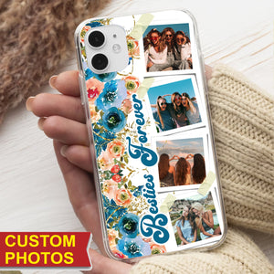 Besties Forever - Custom Photo And Name - Personalized Phone Case, Gift For Best Friend