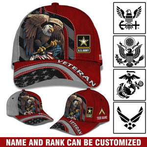 Personalized Cap, Customized United States Veteran Cap - Gift For Veteran