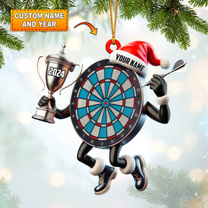 Champion Darts Home Decor Christmas Ornament, Personalized Ornament