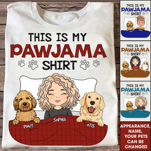 This My Pawjama Shirt - Custom Appearance And Name - Personalized T-Shirt