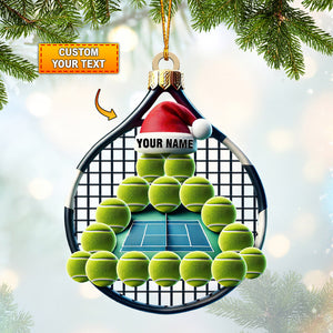 Tennis Balls Christmas Home Decor Christmas Ornament, Personalized Ornament