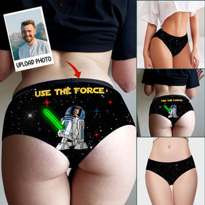 Use The Force , Personalized Women Panties - Gift For Family, Couple Gift, Gifts For Her