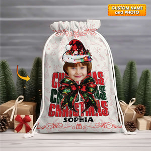 Christmas Kid Bag Personalized Christmas String Bag