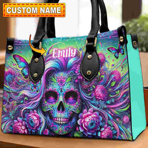 Lady Halloween Personalized Leather Handbag