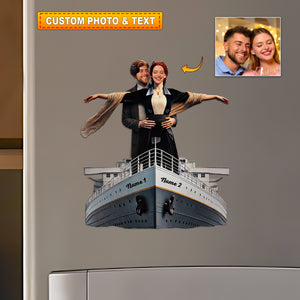 The Titanic Romance Fridge Magnet - Personalized Fridge Magnet