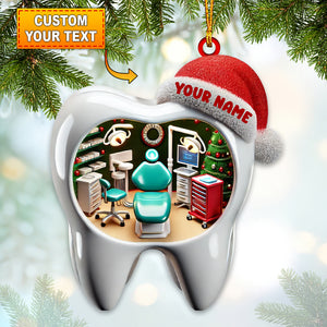 Dentistry Christmas Home Decor Christmas Ornament, Personalized Ornament