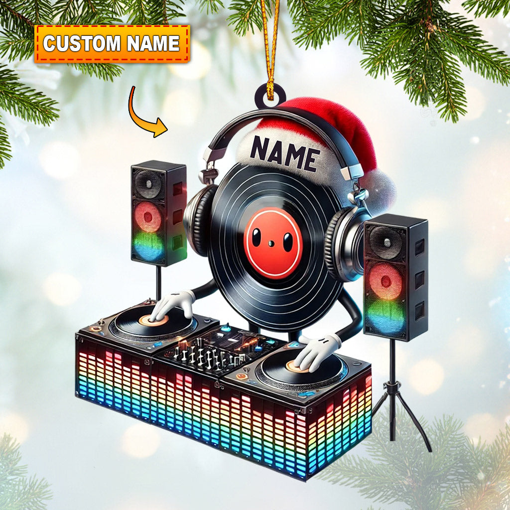 Musical Life DJ Christmas Ornament, Personalized Ornament