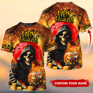 Happy Halloween - Custom Name - Personalized 3D Shirt, Halloween Gift