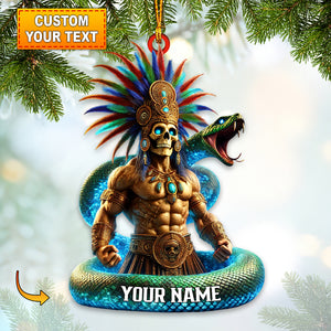 The Legend Of Huitzilopochtli Christmas Home Decor Christmas Ornament, Personalized Ornament