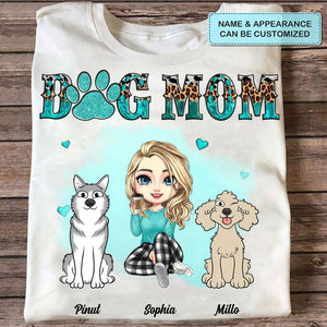 Dog Mom Shirt - Custom Appearance Pets And Names - Personalized Sweatshirt - Gift For Pet Lover