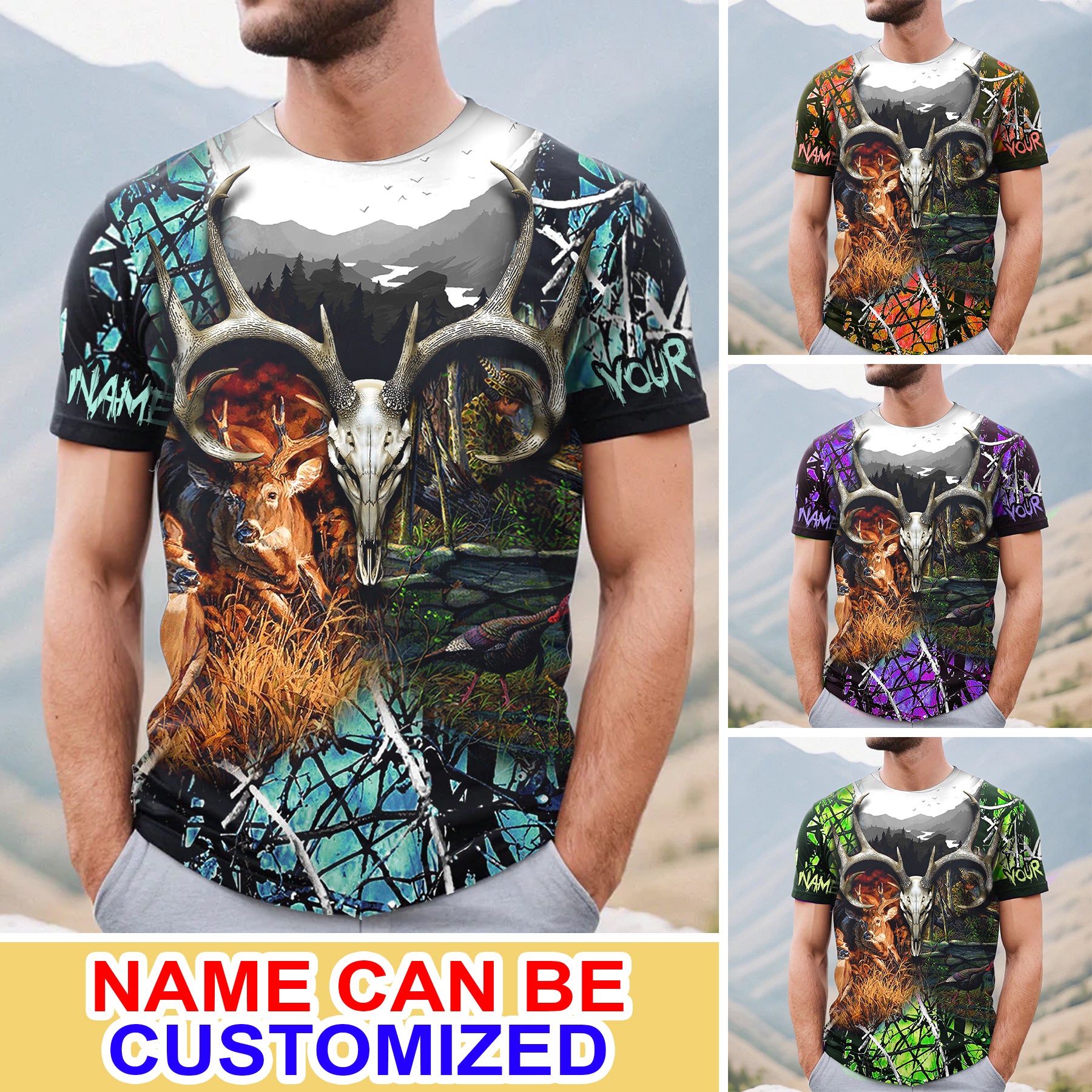 Hunting - Custom Name - Personalized 3D Shirt, Hunting Lover