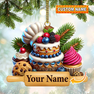 Custom Ornament, Sweet Cakes Ornament, Christmas Decor