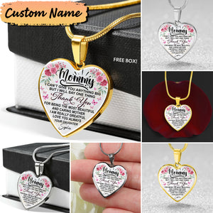 I Can't Give You Anything Big But I Will Say One Thing Thank You, Jewelry Gift - Personalized Necklace