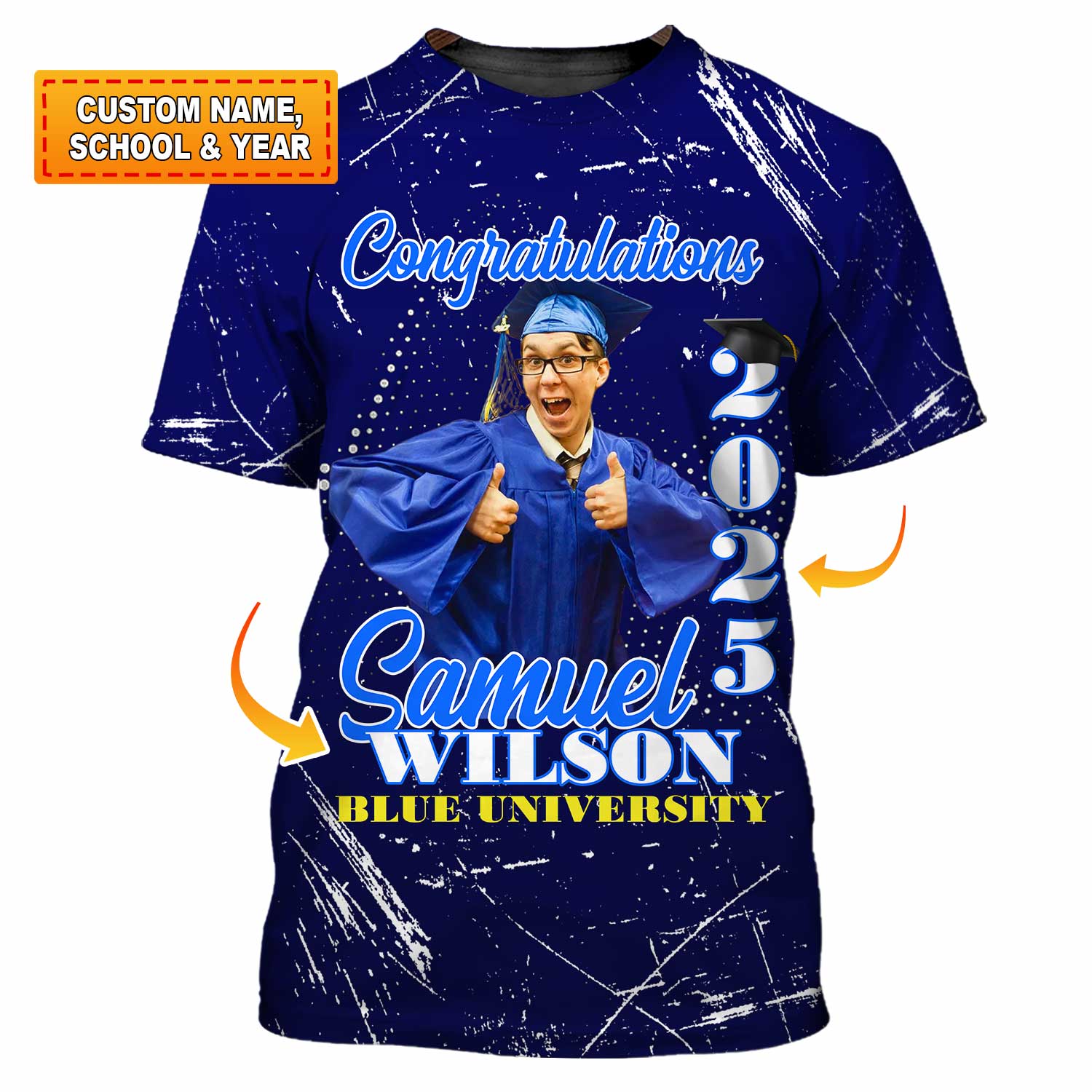 Unisex Shirt - Custom Text Shirt, Grad Shirt