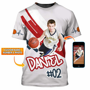 Unisex Shirt - Custom Text Shirt, Basketball Shirt