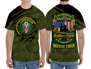 Personalized Veteran T-Shirt, Gift For Veterans