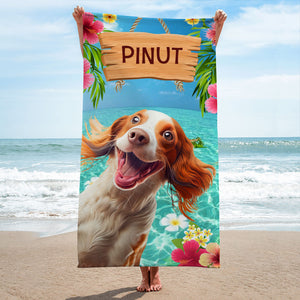 Personalized Custom Beach Towels - Embrace Summertime Bliss with our Vibrant Beach Towels