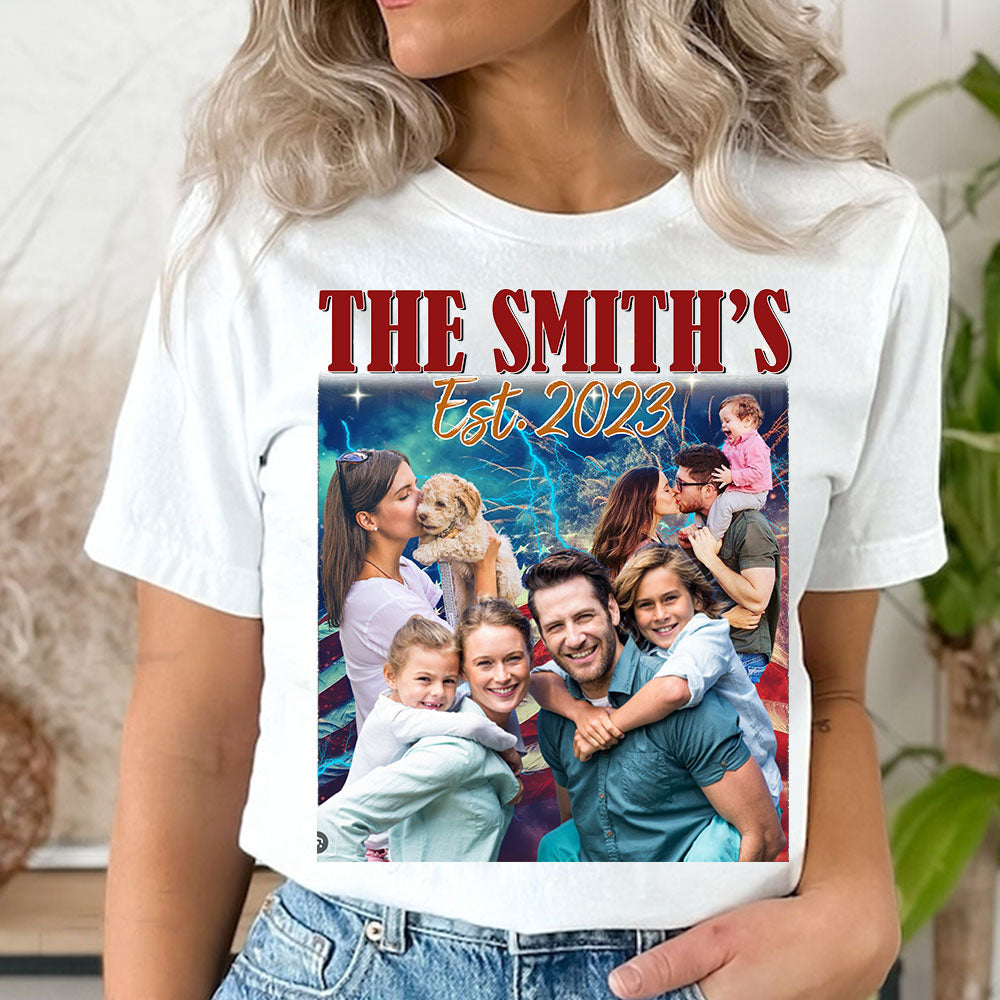 Custom Photo And Text - Personalized Sweatshirt - Family Gift