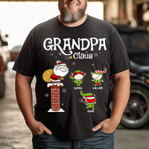 Christmas Gift For Grandpa Santa - Custom Appearance And Name - Personalized Sweater- Family Gift