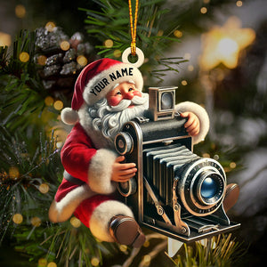 Photographer Christmas Home Decor Christmas Ornament, Personalized Ornament