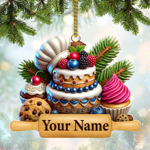 Custom Ornament, Sweet Cakes Ornament, Christmas Decor