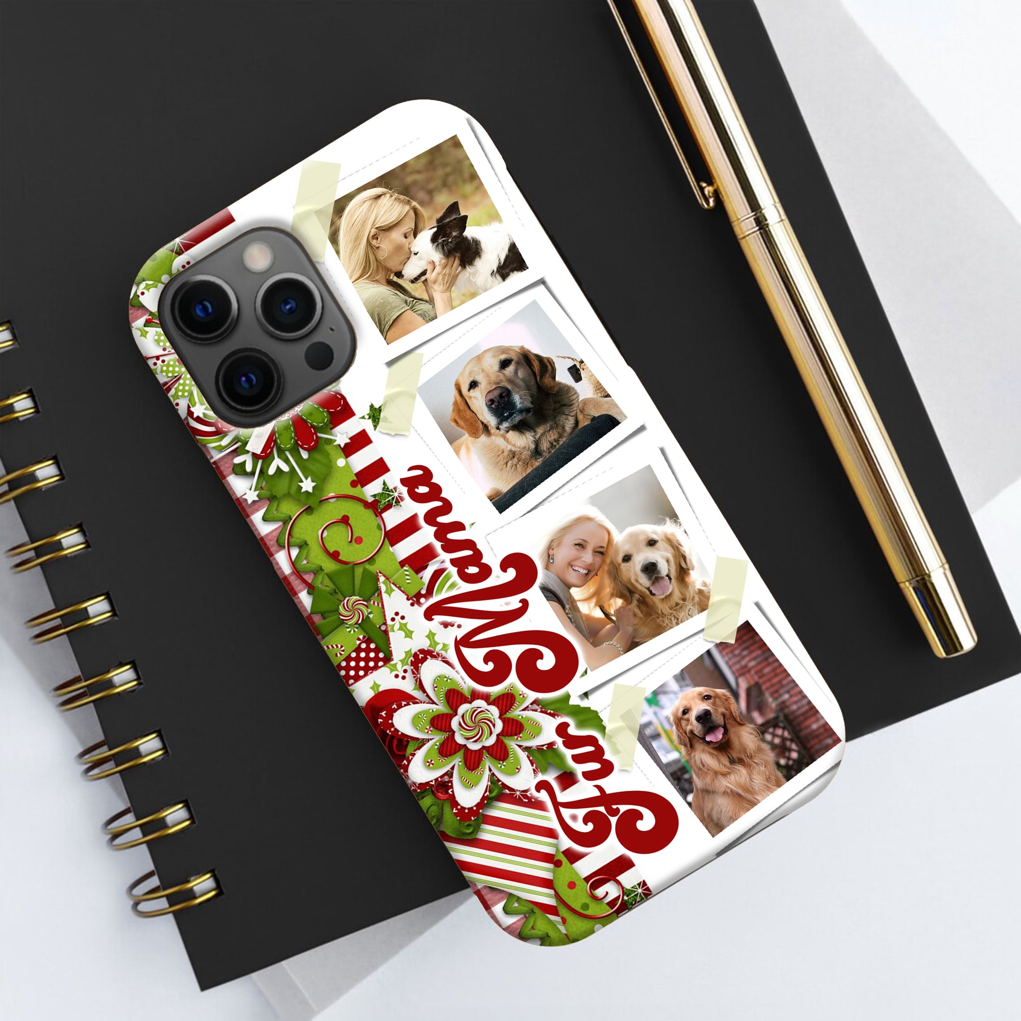 Custom Dog Photo - Fur Mama - Personalized Phone Case, Gift For Pet Lovers