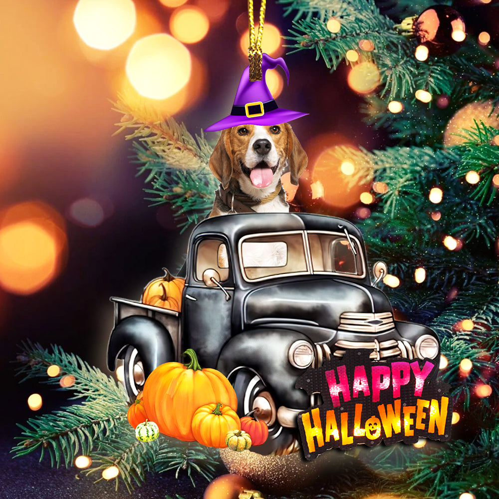 Happy Halloween  - Custom Photo, Personalized Acrylic Ornament - Gift For Pet Lover