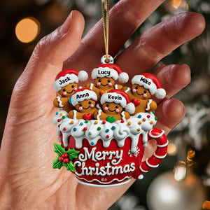 Cookies Family Home Decor Christmas Ornament, Personalized Ornament