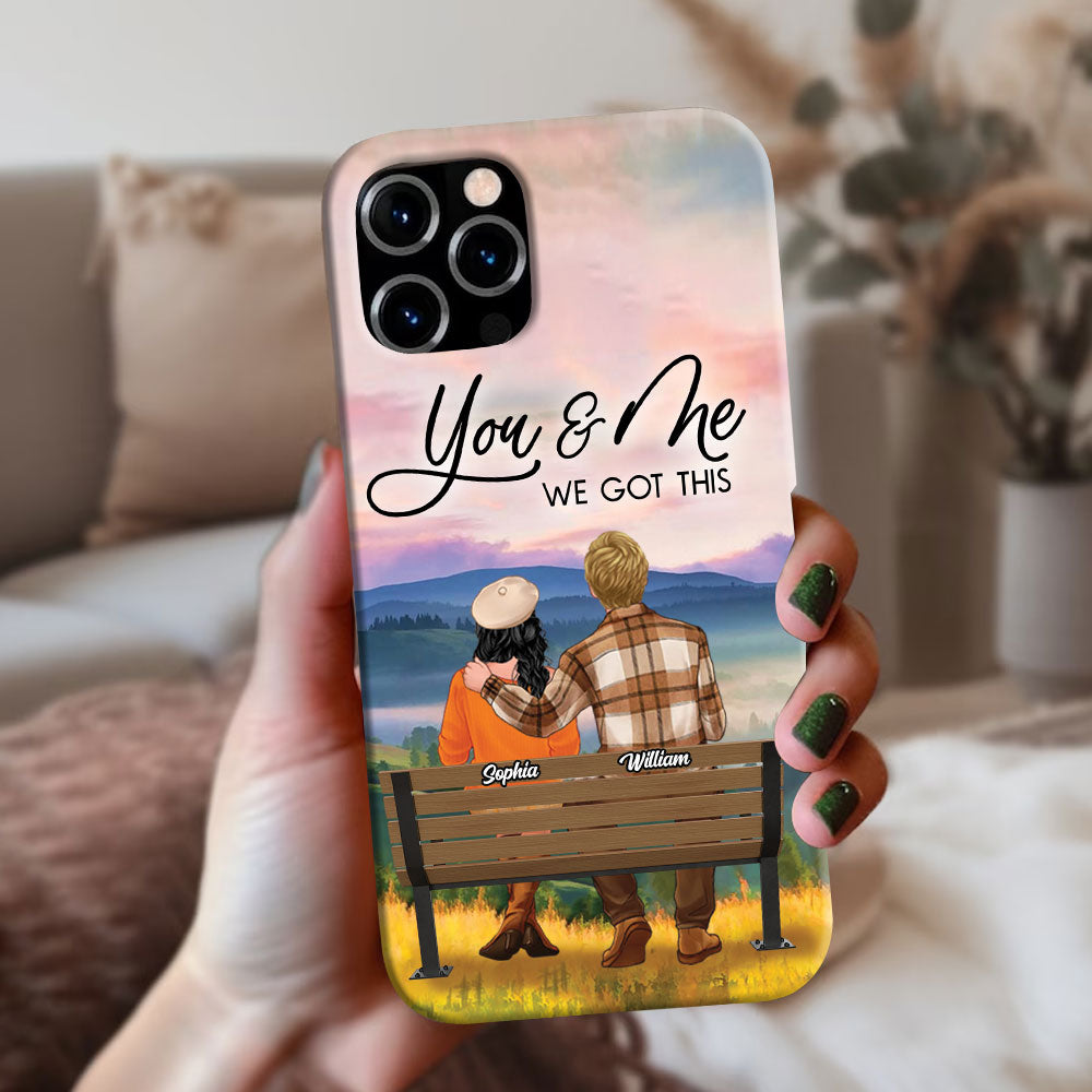 You And Me We Got This - Custom Appearance And Names - Personalized Phone Case - Gift For Couple